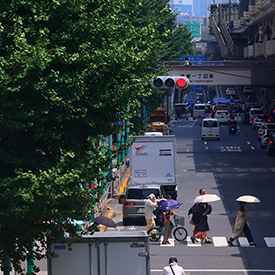 甲州街道笹塚駅付近