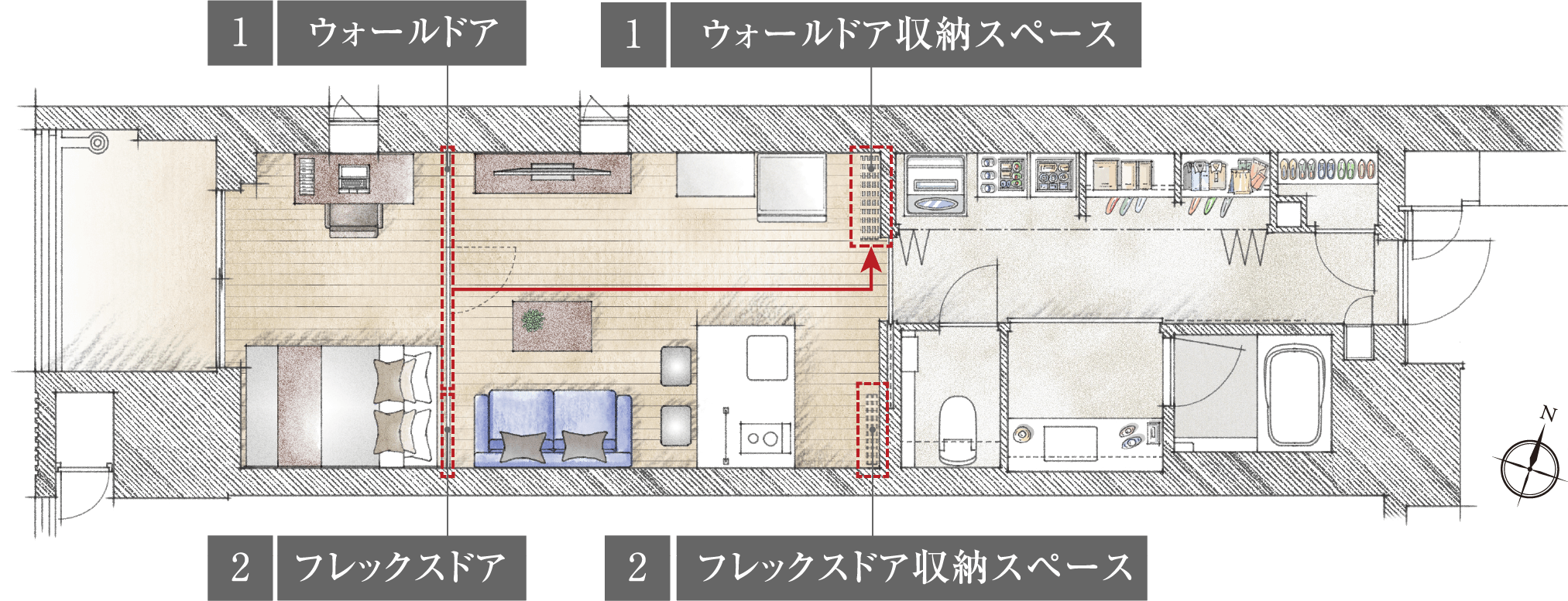 間取りイラスト