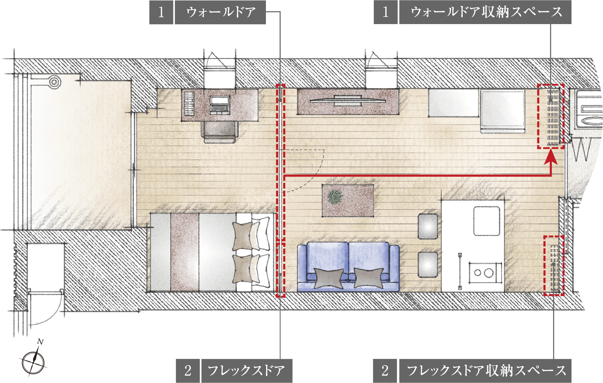 間取りイラスト