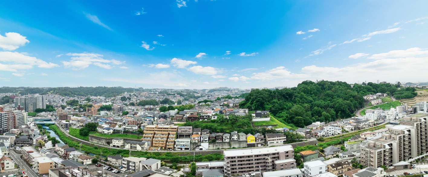 現地18階相当からの眺望