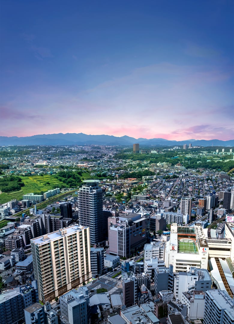 現地周辺航空写真