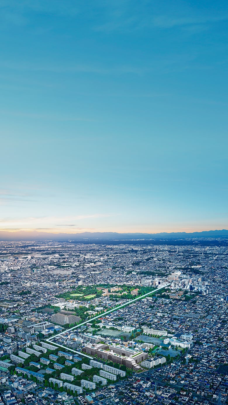 現地周辺航空写真