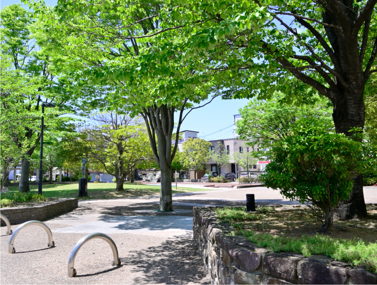 芳山公園／徒歩11分（約820m）