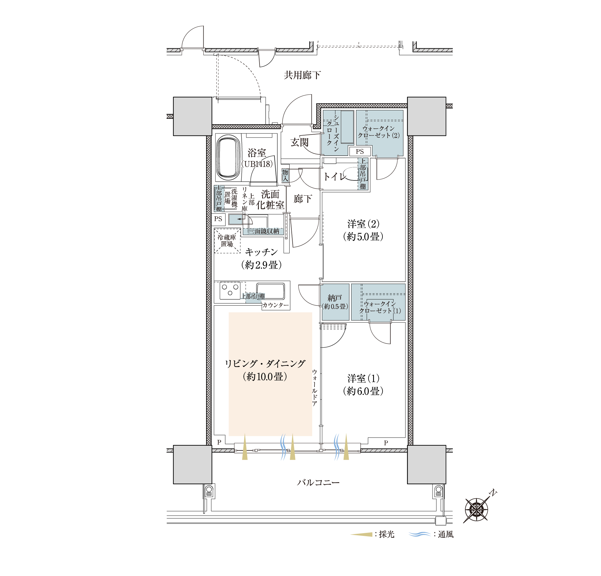 G1type間取り図