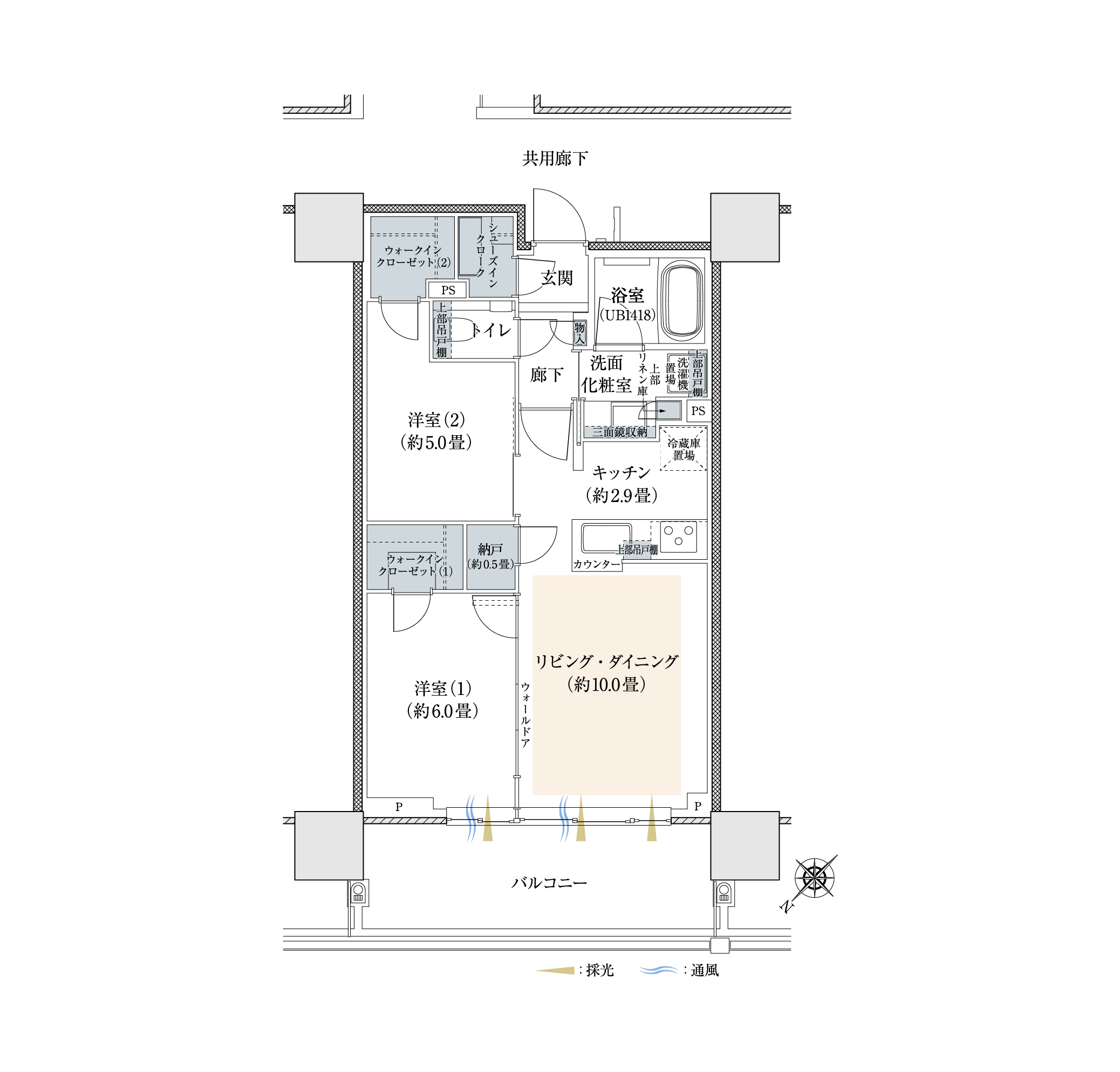 G2type間取り図