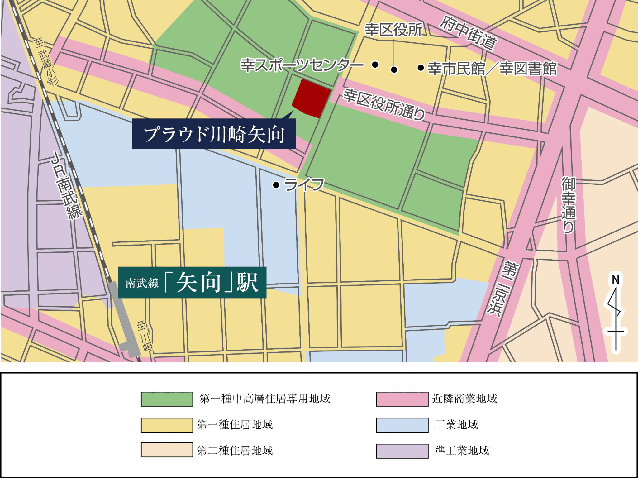 用途地域概念図