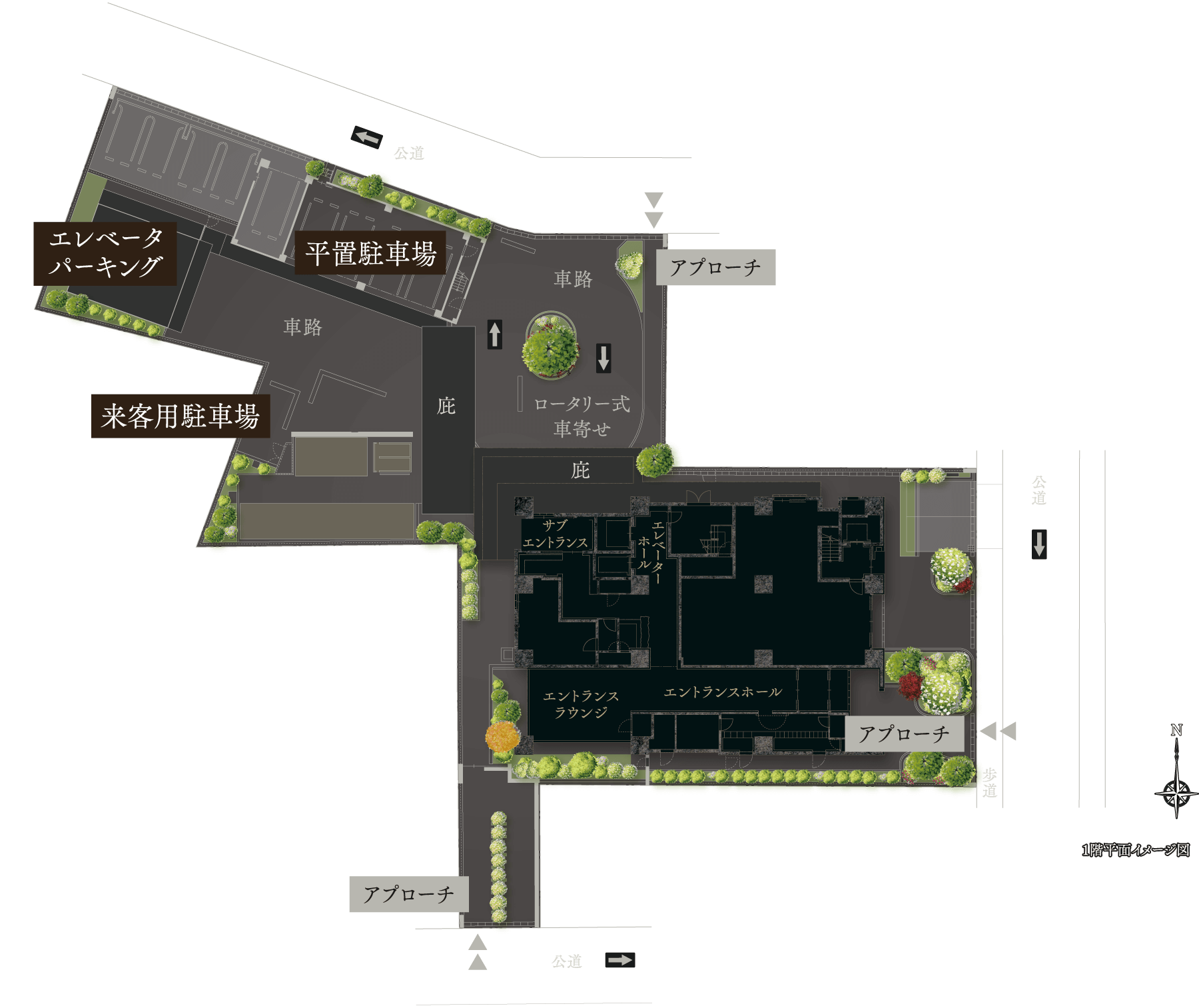 敷地配置図