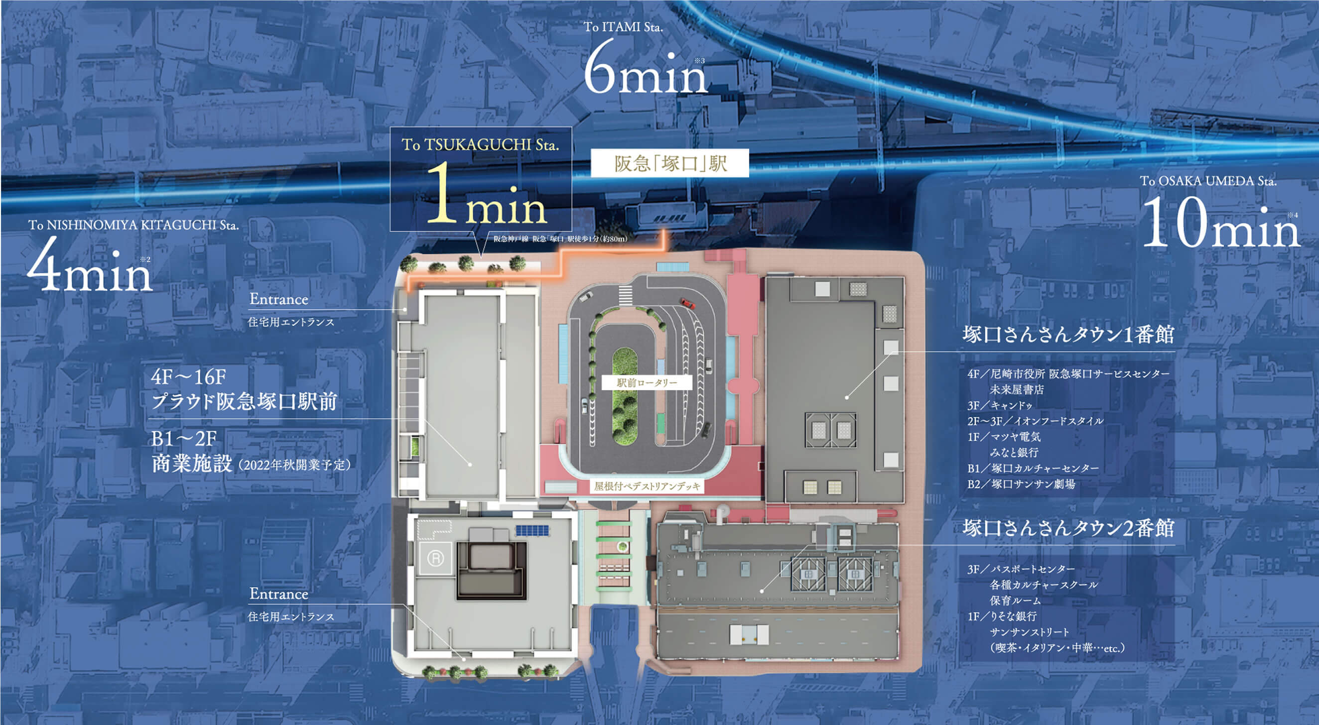 公式 駅1分大規模開発 プラウド阪急塚口駅前 野村不動産 Proud